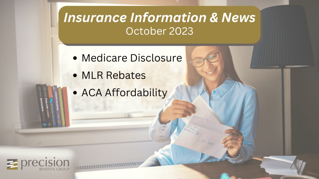 October 2023 Insurance Information & News
