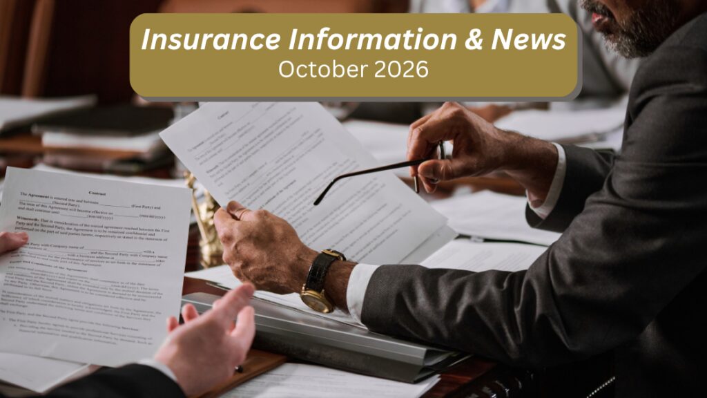 October 2026 Insurance Information & News 1 Insurance Information & News