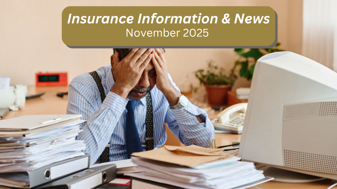 November 2025 Insurance Information & News