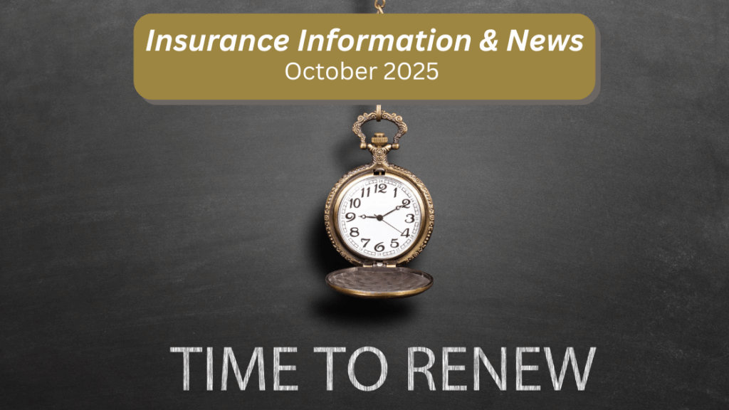 October 2025 Insurance Information and News